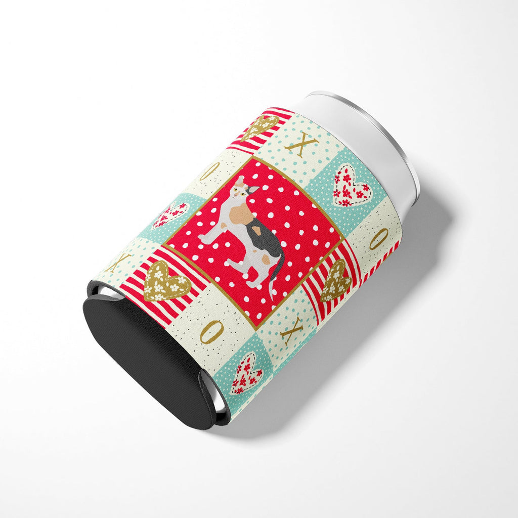 Malayan #1 Cat Love Can or Bottle Hugger Cooler Sleeve for Standard 12 oz Cans, Insulated Foam Beer & Soda Can Hugger Reusable