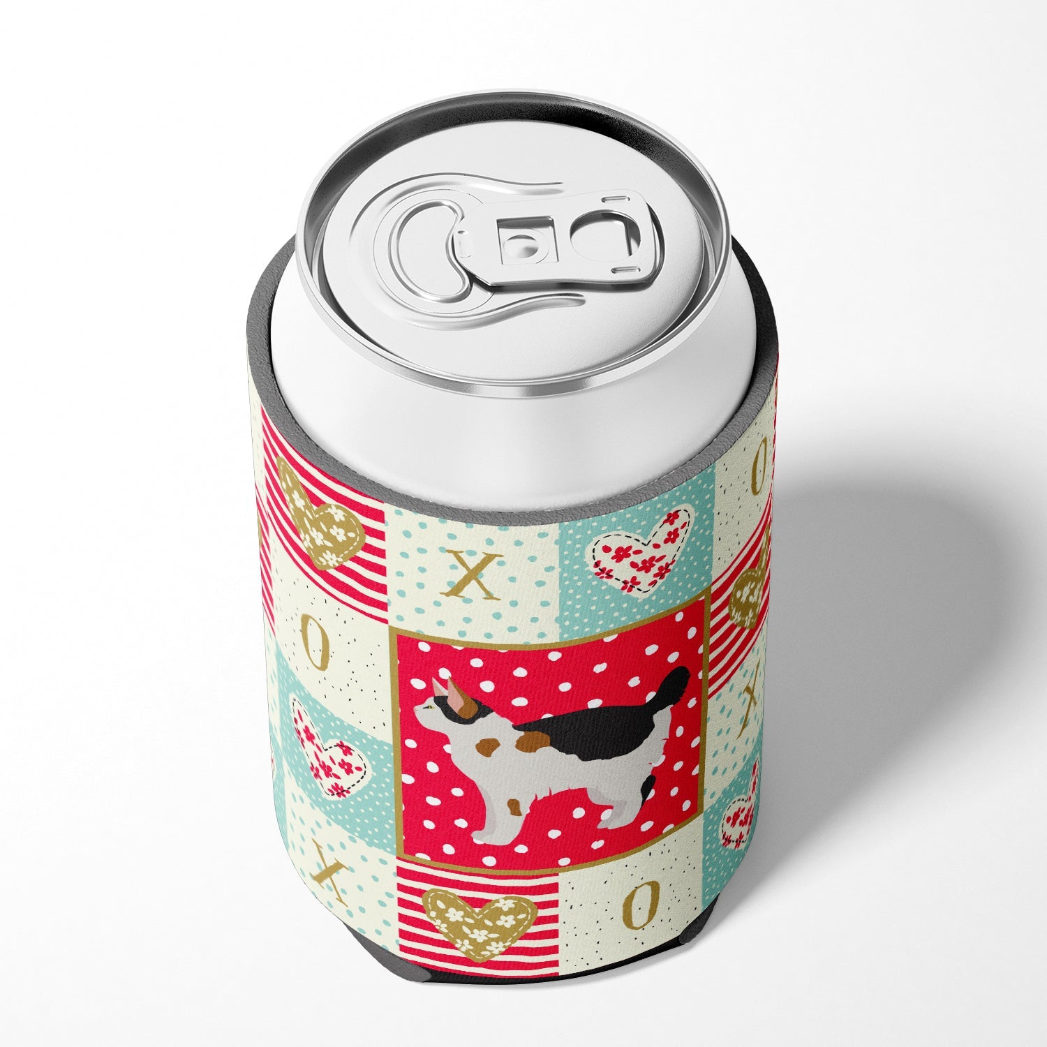 Manx #3 Cat Love Can or Bottle Hugger Cooler Sleeve for Standard 12 oz Cans, Insulated Foam Beer & Soda Can Hugger Reusable