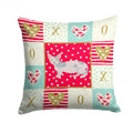Minskin Cat Love Decorative Throw Pillow 14x14 Indoor Outdoor Accent Cushion, Fabric Cover with Insert for Sofa, Bed, Porch & Living Room
