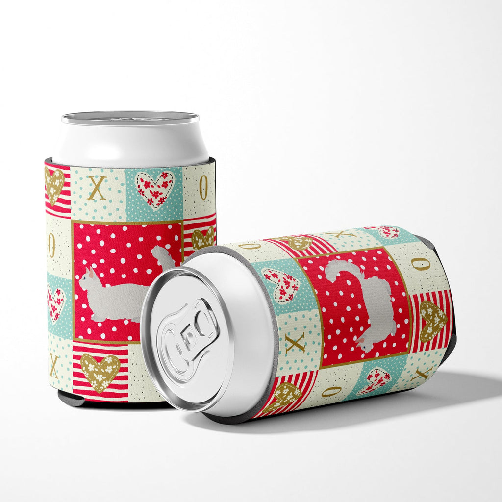 Munchkin #2 Cat Love Can or Bottle Hugger Cooler Sleeve for Standard 12 oz Cans, Insulated Foam Beer & Soda Can Hugger Reusable