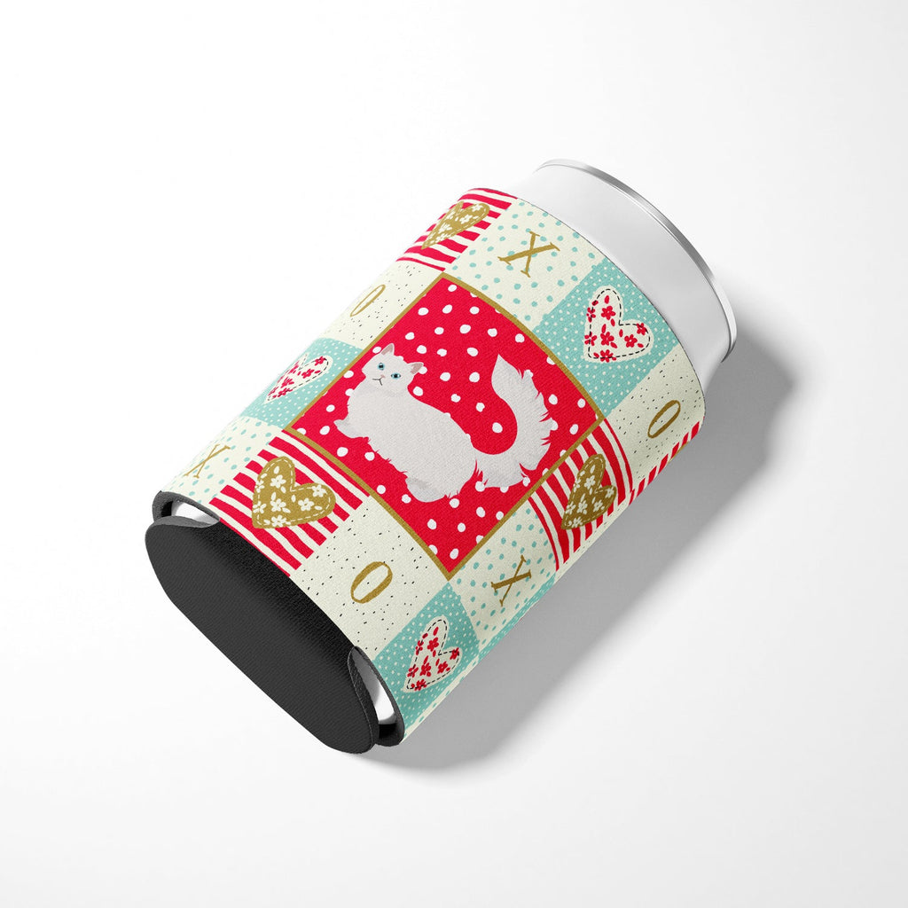 Napoleon #1 Cat Love Can or Bottle Hugger Cooler Sleeve for Standard 12 oz Cans, Insulated Foam Beer & Soda Can Hugger Reusable