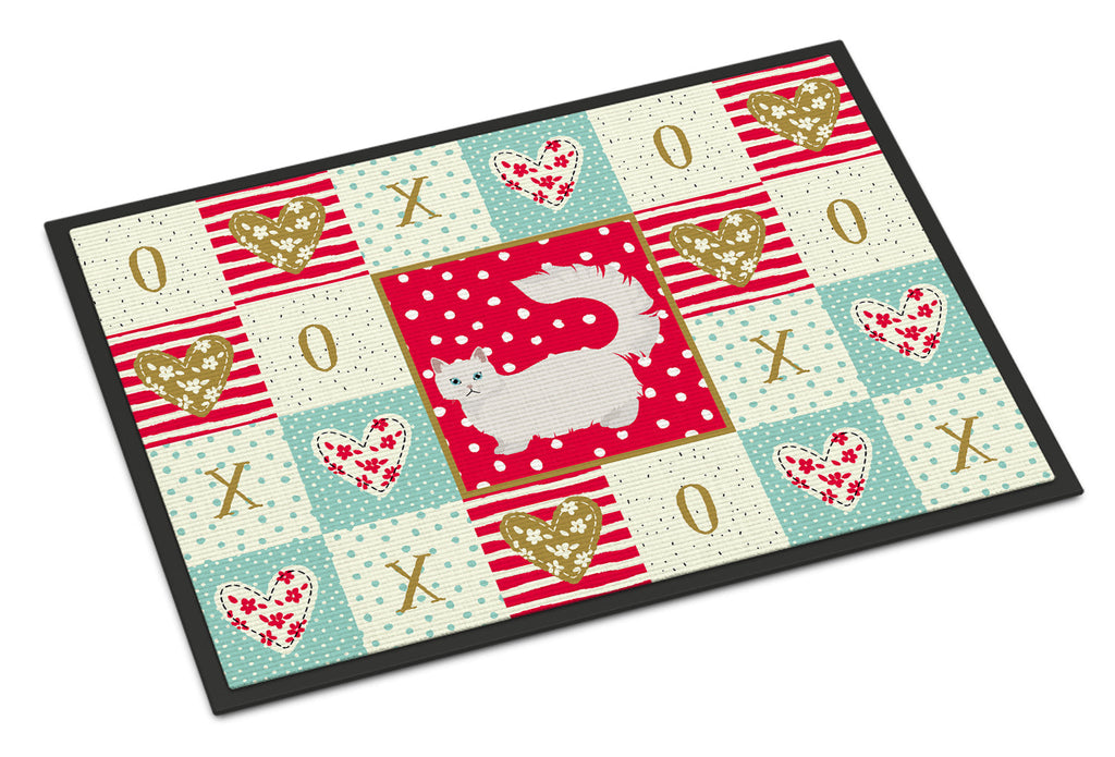 Napoleon #1 Cat Love Doormat Indoor Outdoor 18H X 27W Front Door Mat Rugs for Entryway, Non Slip Washable