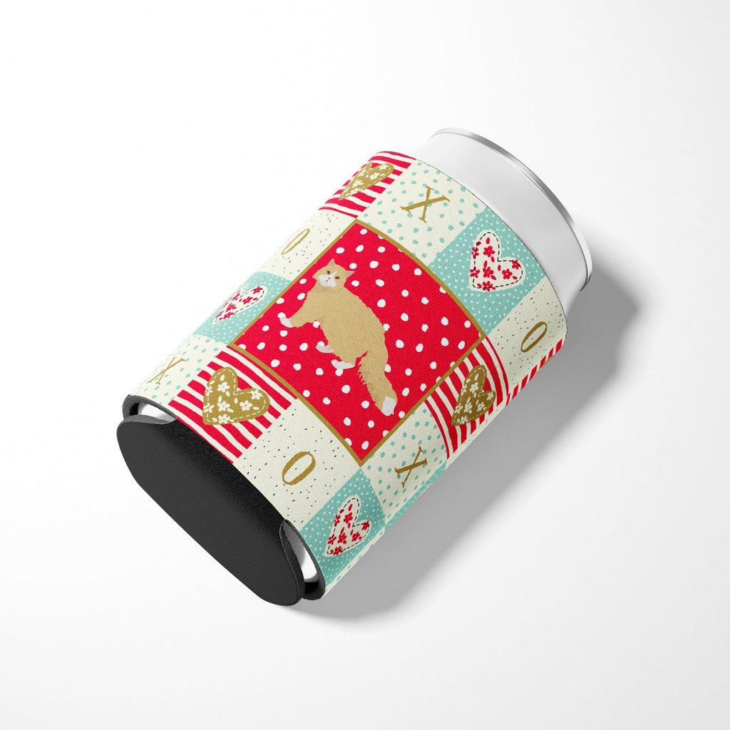 Oregon Rex Cat Love Can or Bottle Hugger Cooler Sleeve for Standard 12 oz Cans, Insulated Foam Beer & Soda Can Hugger Reusable