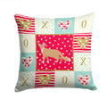 Oriental Longhair #2 Cat Love Decorative Throw Pillow 14x14 Indoor Outdoor Accent Cushion, Fabric Cover with Insert for Sofa, Bed, Porch & Living Room