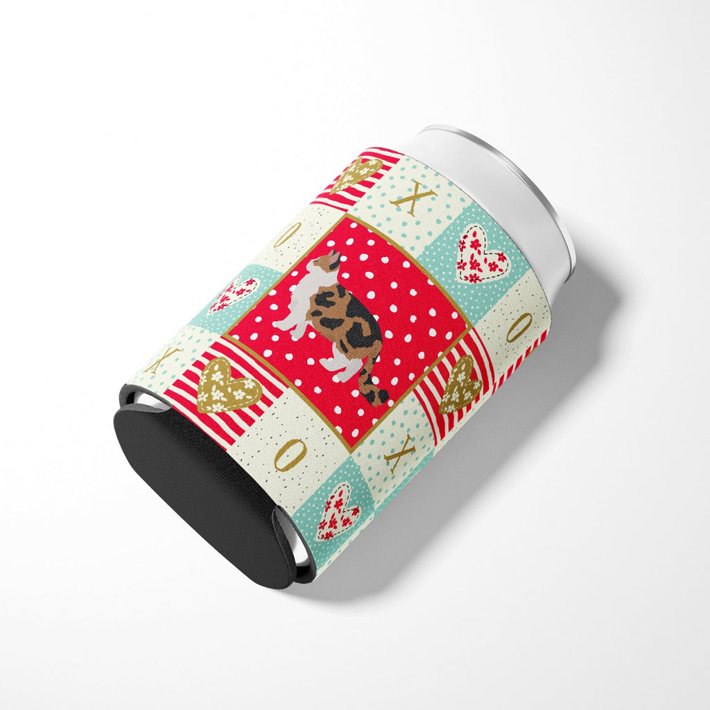 Ragamuffin #2 Cat Love Can or Bottle Hugger Cooler Sleeve for Standard 12 oz Cans, Insulated Foam Beer & Soda Can Hugger Reusable