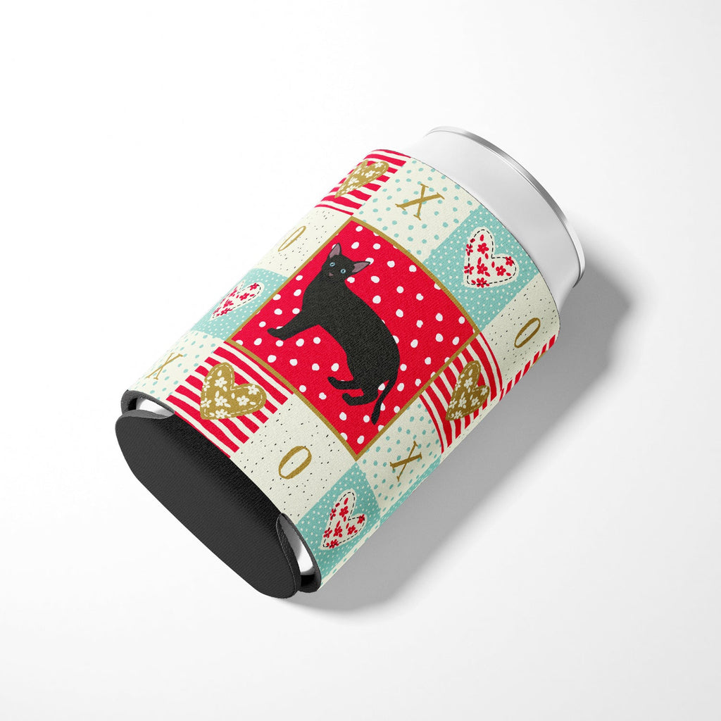 Russian White Black #1 Cat Love Can or Bottle Hugger Cooler Sleeve for Standard 12 oz Cans, Insulated Foam Beer & Soda Can Hugger Reusable