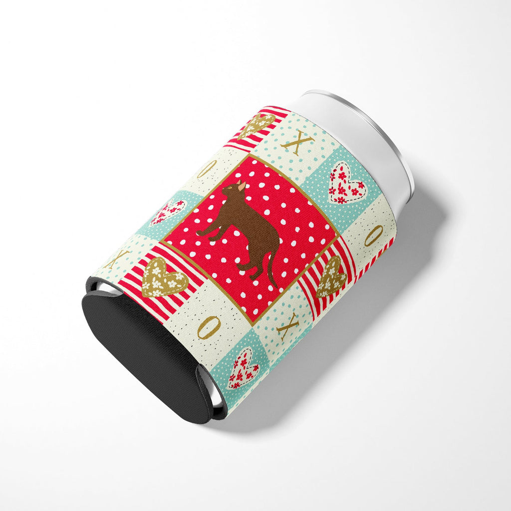 Suphalak Cat Love Can or Bottle Hugger Cooler Sleeve for Standard 12 oz Cans, Insulated Foam Beer & Soda Can Hugger Reusable