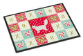 Turkish Angora Cat Love Doormat Indoor Outdoor 18H X 27W Front Door Mat Rugs for Entryway, Non Slip Washable