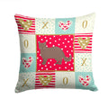 York Chocolate #1 Cat Love Decorative Throw Pillow 14x14 Indoor Outdoor Accent Cushion, Fabric Cover with Insert for Sofa, Bed, Porch & Living Room