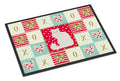 Asian Semi Longhaired Cat Love Doormat Indoor Outdoor 18H X 27W Front Door Mat Rugs for Entryway, Non Slip Washable
