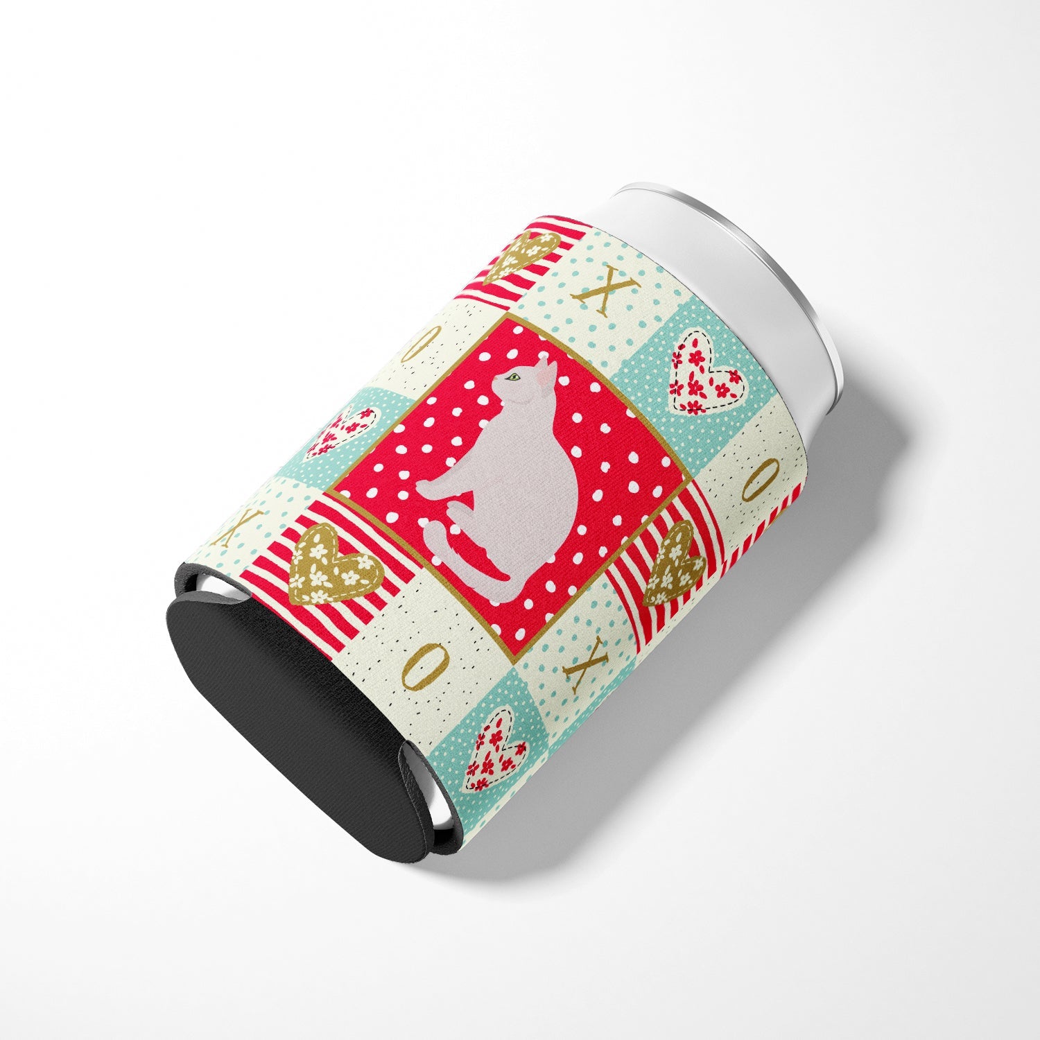 Burmilla #2 Cat Love Can or Bottle Hugger Cooler Sleeve for Standard 12 oz Cans, Insulated Foam Beer & Soda Can Hugger Reusable
