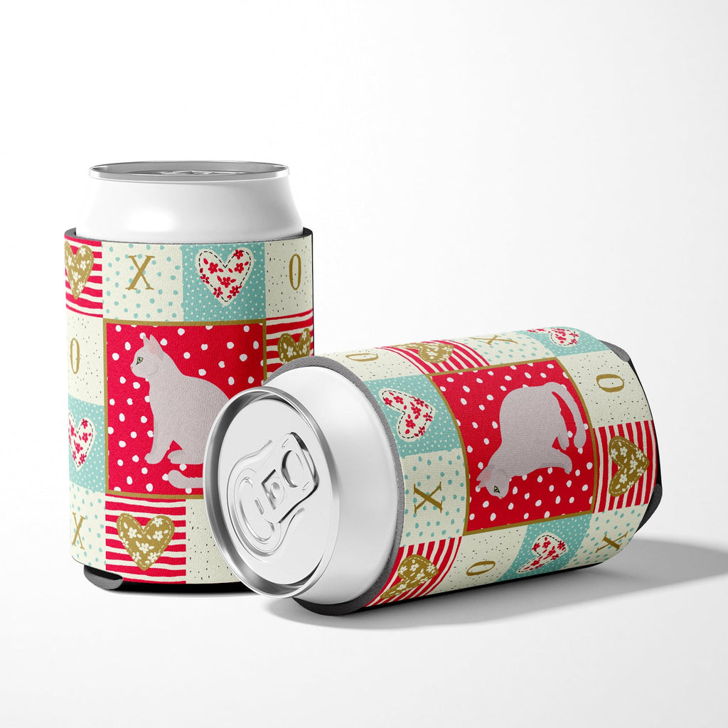 Burmilla #2 Cat Love Can or Bottle Hugger Cooler Sleeve for Standard 12 oz Cans, Insulated Foam Beer & Soda Can Hugger Reusable