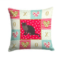 European Burmese Cat Love Decorative Throw Pillow 14x14 Indoor Outdoor Accent Cushion, Fabric Cover with Insert for Sofa, Bed, Porch & Living Room