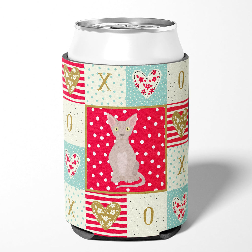 Minskin Cat Love Can or Bottle Hugger Cooler Sleeve for Standard 12 oz Cans, Insulated Foam Beer & Soda Can Hugger Reusable