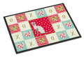 Siamese Modern Cat Love Doormat Indoor Outdoor 24H X 36W Front Door Mat Rugs for Entryway, Non Slip Washable Low Pile,