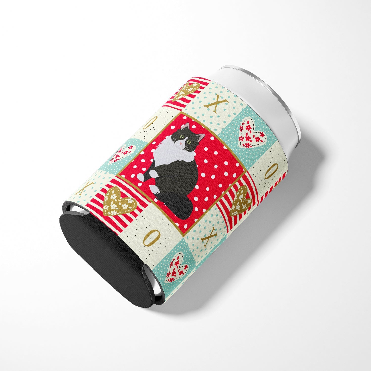Siberian Forest Cat Love Can or Bottle Hugger Cooler Sleeve for Standard 12 oz Cans, Insulated Foam Beer & Soda Can Hugger Reusable