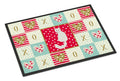 Turkish Angora Cat Love Doormat Indoor Outdoor 24H X 36W Front Door Mat Rugs for Entryway, Non Slip Washable Low Pile,
