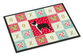 Boston Terrier Love Doormat Indoor Outdoor 18H X 27W Front Door Mat Rugs for Entryway, Non Slip Washable