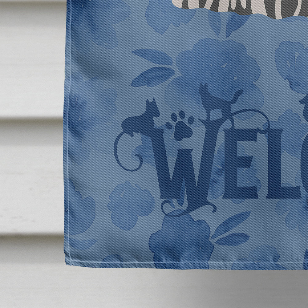 Havanese #1 Welcome House Flag 28x40 Porch Sleeve Pole Decorative Outside Yard Banner Artwork Wall Hanging, Polyester