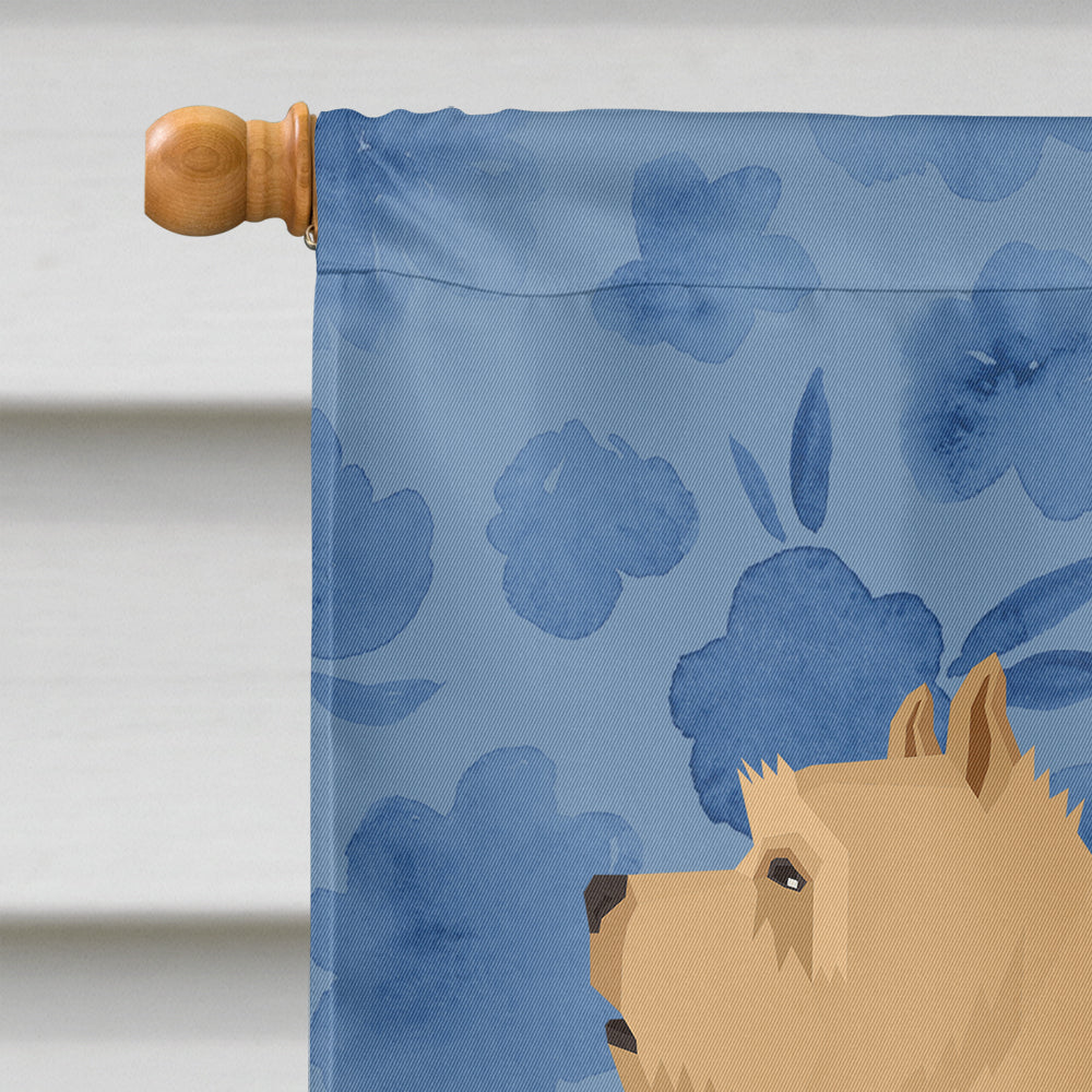 Norwich Terrier Welcome House Flag 28x40 Porch Sleeve Pole Decorative Outside Yard Banner Artwork Wall Hanging, Polyester