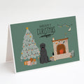 Black Russian Terrier Christmas Everyone Greeting Cards Pack of 8 Blank Cards with Envelopes Whimsical A7 Size 5x7