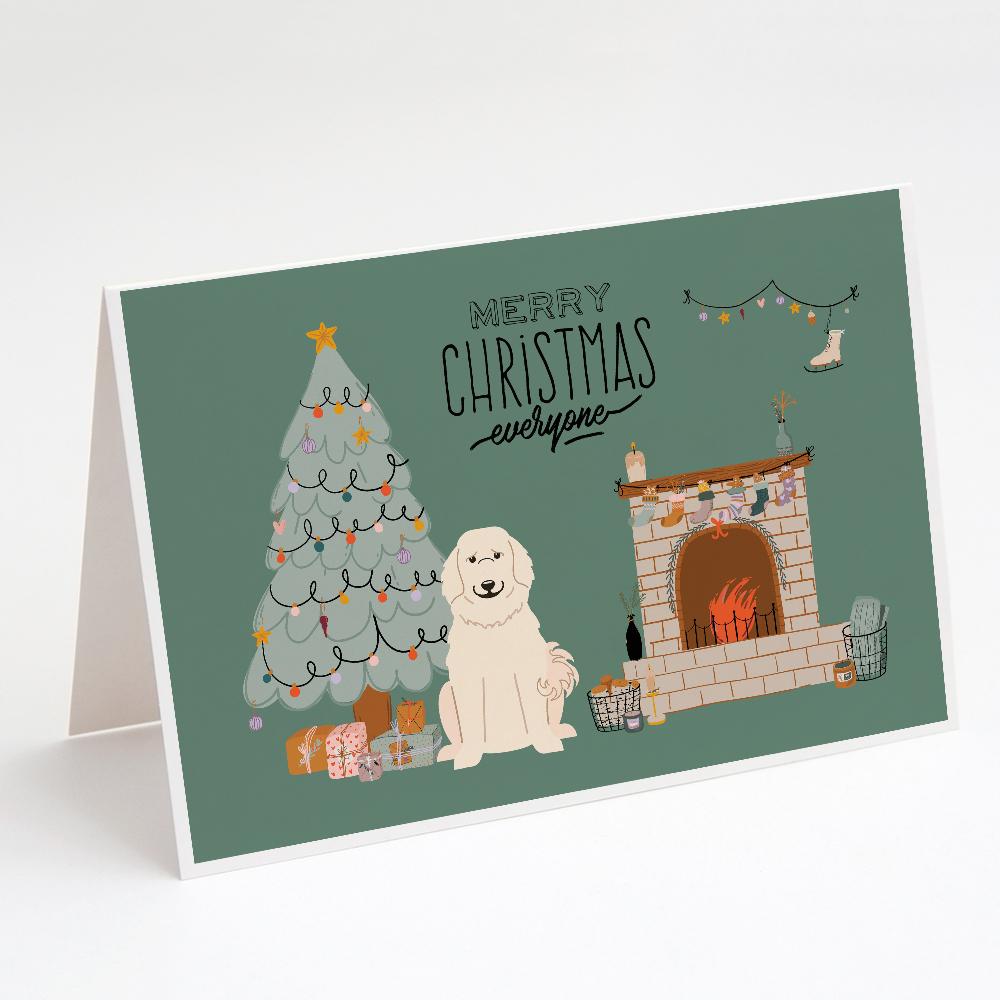 Great Pyrenese Christmas Everyone Greeting Cards Pack of 8 Blank Cards with Envelopes Whimsical A7 Size 5x7