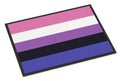 Genderfluid Pride Doormat Indoor Outdoor 24H X 36W Front Door Mat Rugs for Entryway, Non Slip Washable Low Pile,