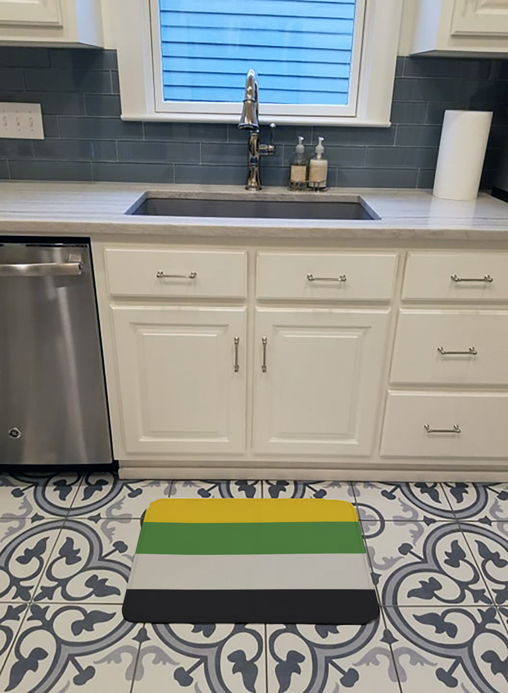 Skiliosexual Pride Memory Foam Kitchen Mat Machine Washable Anti-Fatigue Cushion Comfort Bath or Kitchen Rug