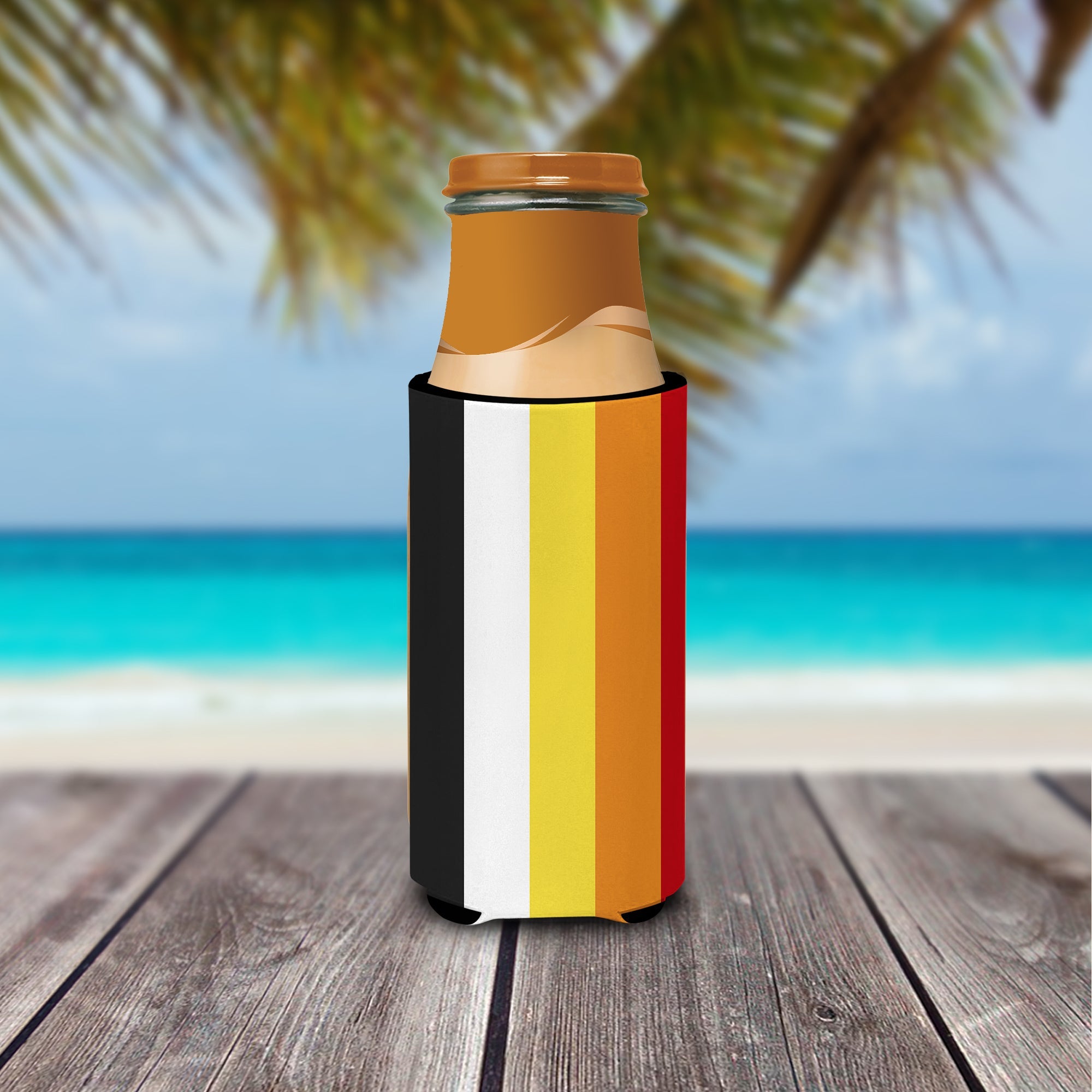 Lithsexual Pride Slim Can Hugger , Insulated Foam Hugger for 12 oz Slim Cans, Beer Bottles & Water Bottles, Printed in USA