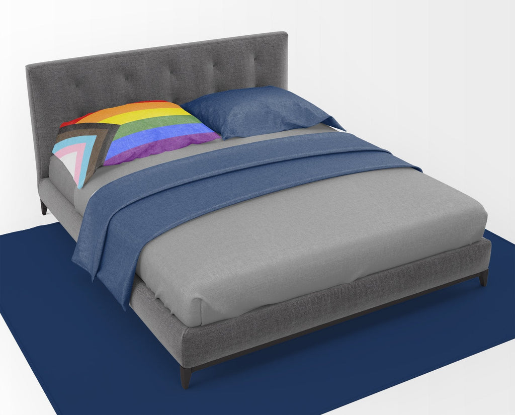 Gay Pride Progress Pride Standard Pillowcase Lightweight Super Soft Easy Care Decorative Artwork Pillowcase, Standard