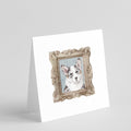 Corgi Merle Front View Pretty as a Picture Square Greeting Cards and Envelopes Pack of 8 Blank Cards with Envelopes Blank Thank You Note Greeting Cards Stationery
