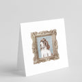English Cocker Spaniel Brown White Side View Pretty as a Picture Square Greeting Cards and Envelopes Pack of 8 Blank Cards with Envelopes Blank Thank You Note Greeting Cards Stationery
