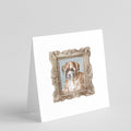 Boxer Fawn Puppy 2 Pretty as a Picture Square Greeting Cards and Envelopes Pack of 8 Blank Cards with Envelopes Blank Thank You Note Greeting Cards Stationery
