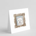West Highland White Terrier Smile Pretty as a Picture Square Greeting Cards and Envelopes Pack of 8 Blank Cards with Envelopes Blank Thank You Note Greeting Cards Stationery