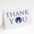 Australian Shepherd Black Tricolor #3 Thank You Greeting Cards Pack of 8 Blank Cards with Envelopes Whimsical A7 Size 5x7