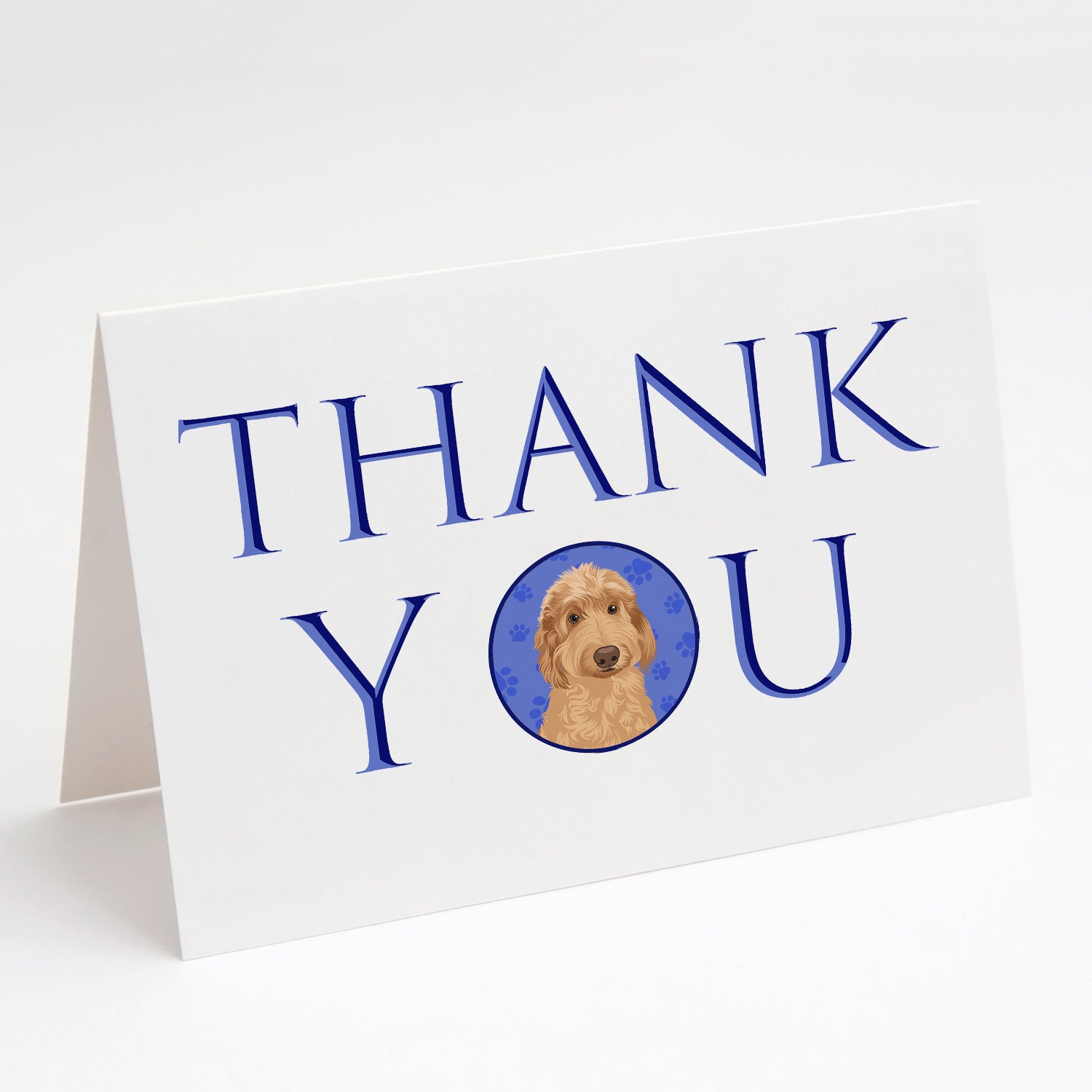 Doodle Liver #1 Thank You Greeting Cards Pack of 8 Blank Cards with Envelopes Whimsical A7 Size 5x7