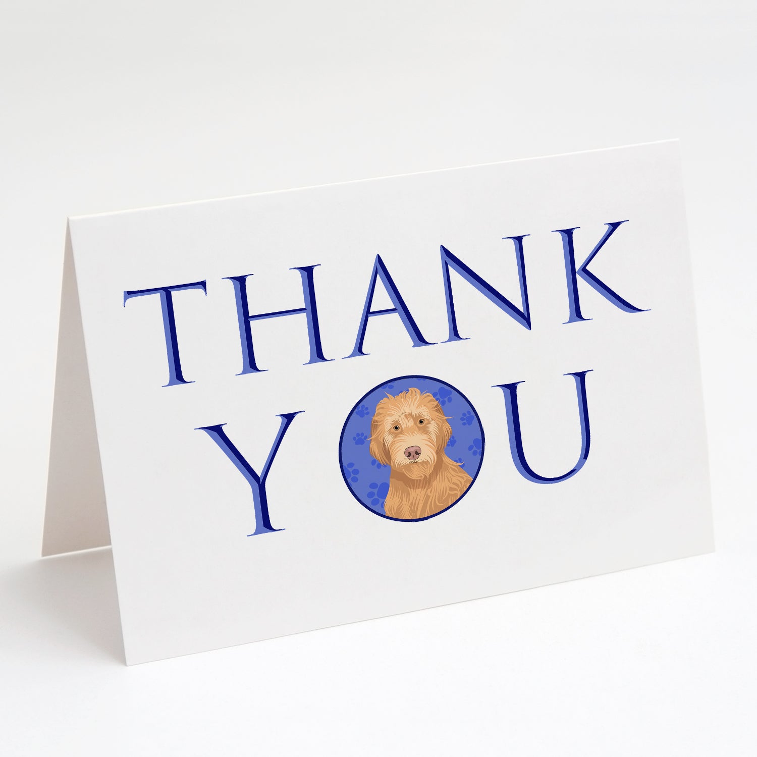 Doodle Liver #2 Thank You Greeting Cards Pack of 8 Blank Cards with Envelopes Whimsical A7 Size 5x7
