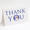 Doodle Red #2 Thank You Greeting Cards Pack of 8 Blank Cards with Envelopes Whimsical A7 Size 5x7