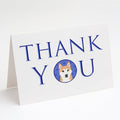 Shiba Inu Red #1 Thank You Greeting Cards Pack of 8 Blank Cards with Envelopes Whimsical A7 Size 5x7