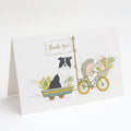 Border Collie Black and White Greeting Cards Pack of 8 Blank Cards with Envelopes Whimsical A7 Size 5x7