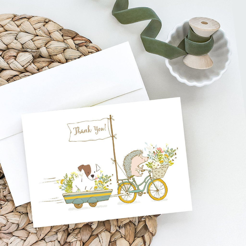 Jack Russell Terrier Greeting Cards Pack of 8 Blank Cards with Envelopes Whimsical A7 Size 5x7