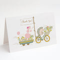 Poodle Pink Greeting Cards Pack of 8 Blank Cards with Envelopes Whimsical A7 Size 5x7