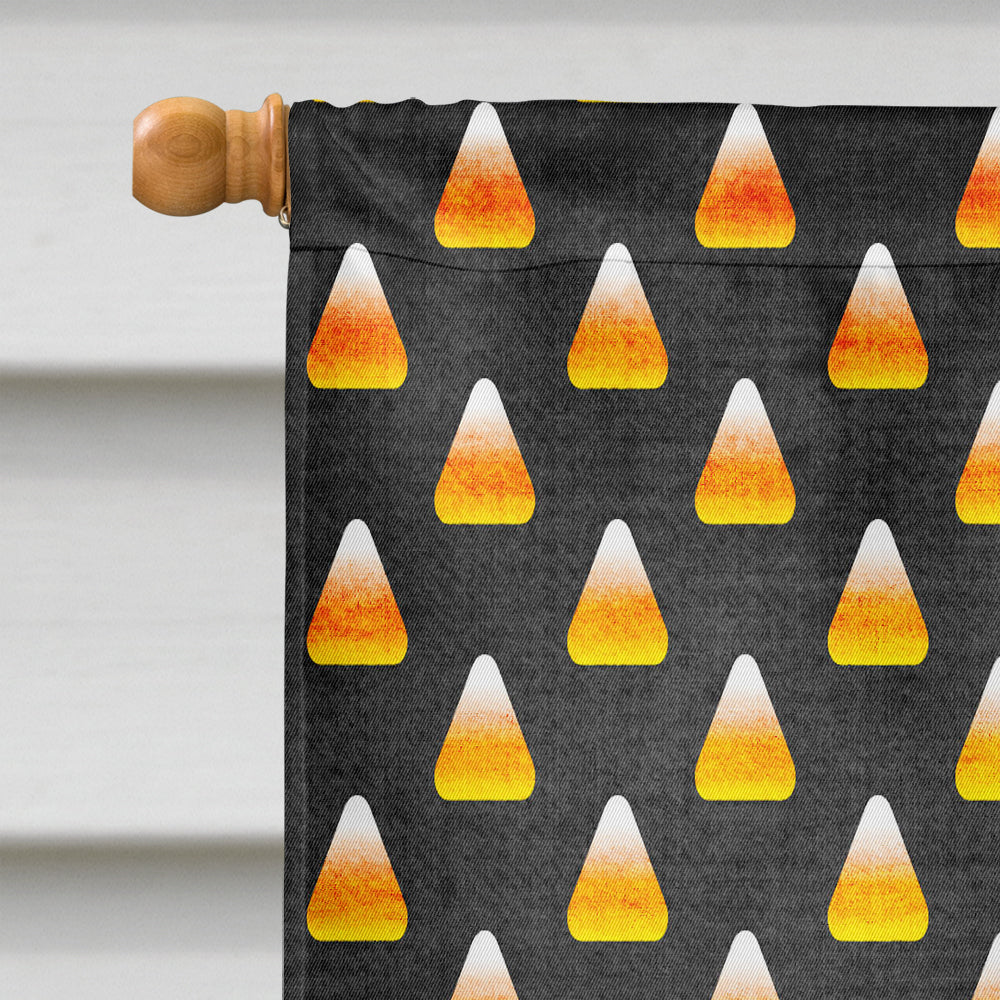 Chinese Crested Candy Corn Halloween Portrait House Flag 28x40 Porch Sleeve Pole Decorative Outside Yard Banner Artwork Wall Hanging, Polyester