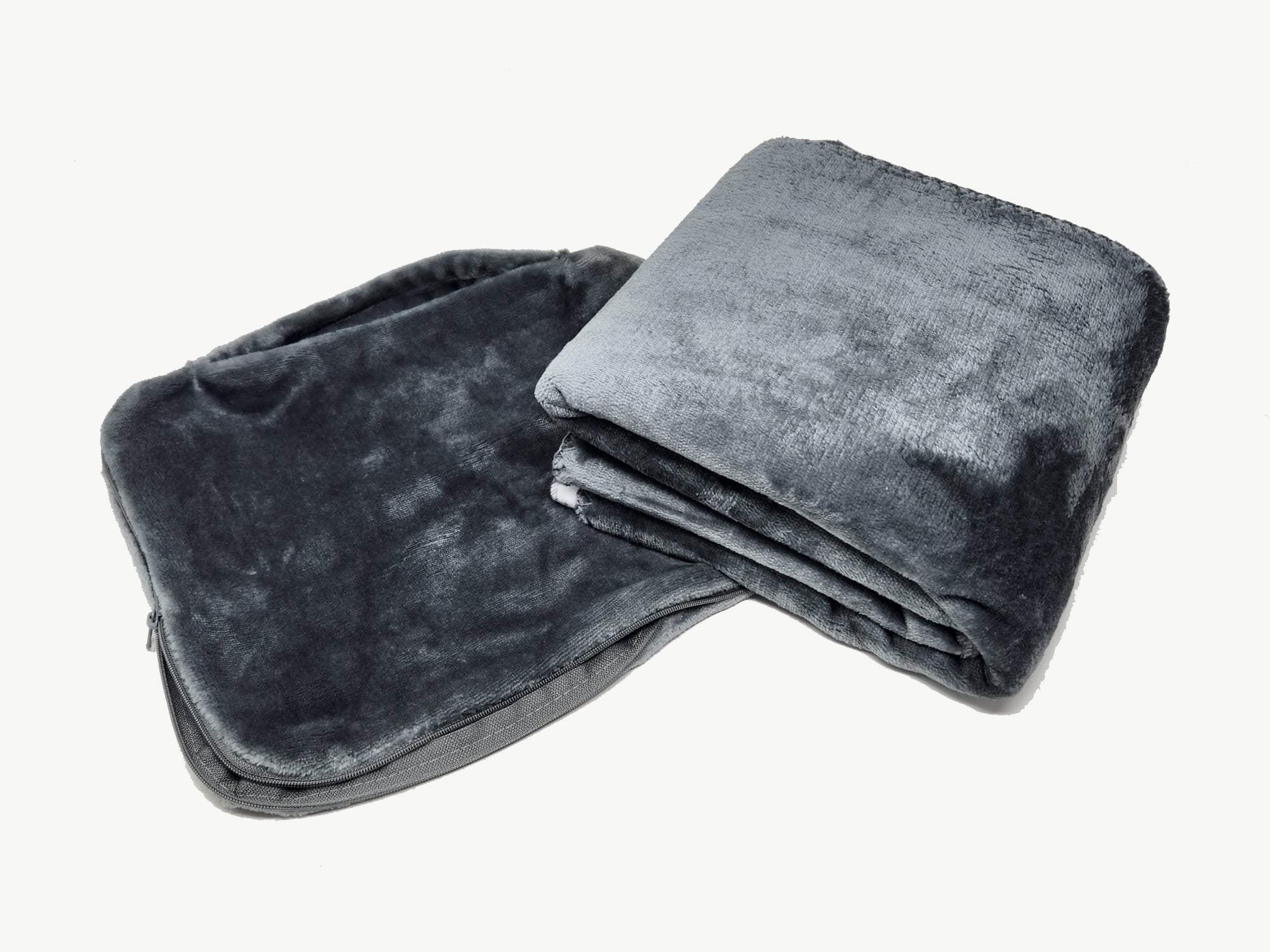 Black and Silver German Shepherd Soft Travel Blanket with Bag Airplane Blanket, Indoor Outdoor Camping Blanket for Traveling, Picnics, Beach Trips, Concerts