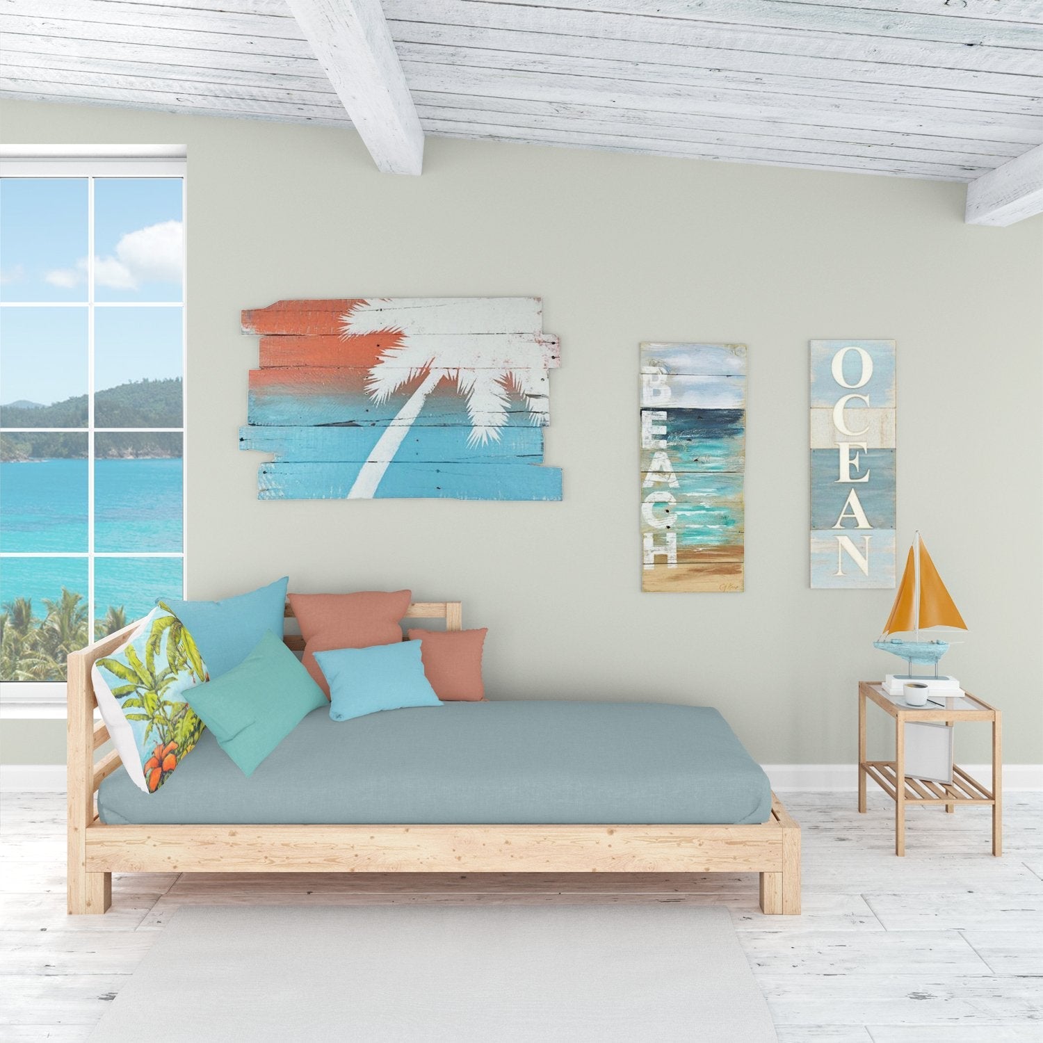 Banana Cabana Standard Pillowcase Lightweight Super Soft Easy Care Decorative Artwork Pillowcase, Standard