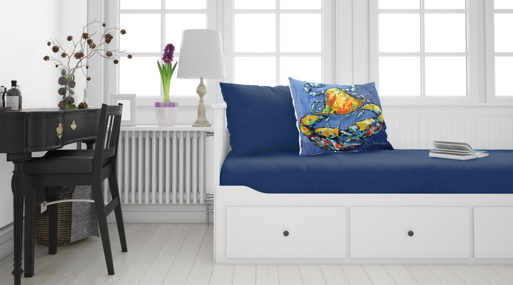 Blue Gray Kinda Day Crab Standard Pillowcase Lightweight Super Soft Easy Care Decorative Artwork Pillowcase, Standard