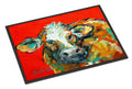 Caught Red Handed Cow Doormat Indoor Outdoor 24H X 36W Front Door Mat Rugs for Entryway, Non Slip Washable Low Pile,