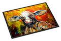 Happy Cow Doormat Indoor Outdoor 18H X 27W Front Door Mat Rugs for Entryway, Non Slip Washable