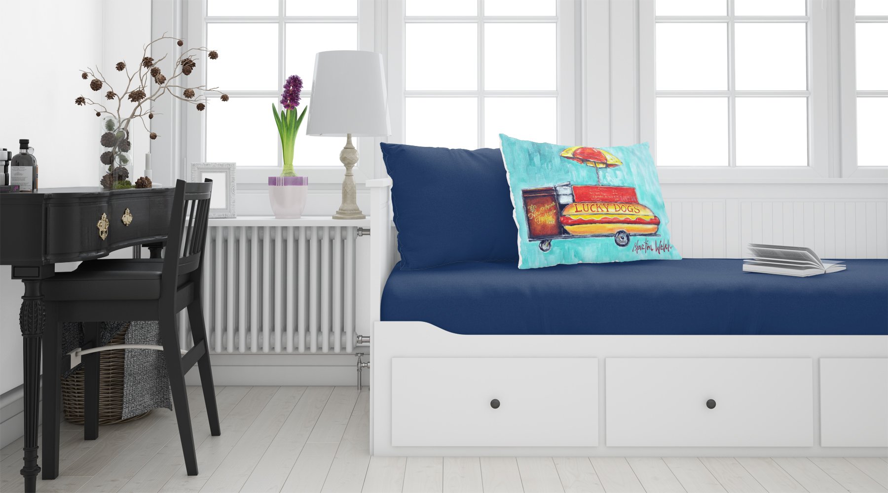 Lucky Dog for Me Standard Pillowcase Lightweight Super Soft Easy Care Decorative Artwork Pillowcase, Standard