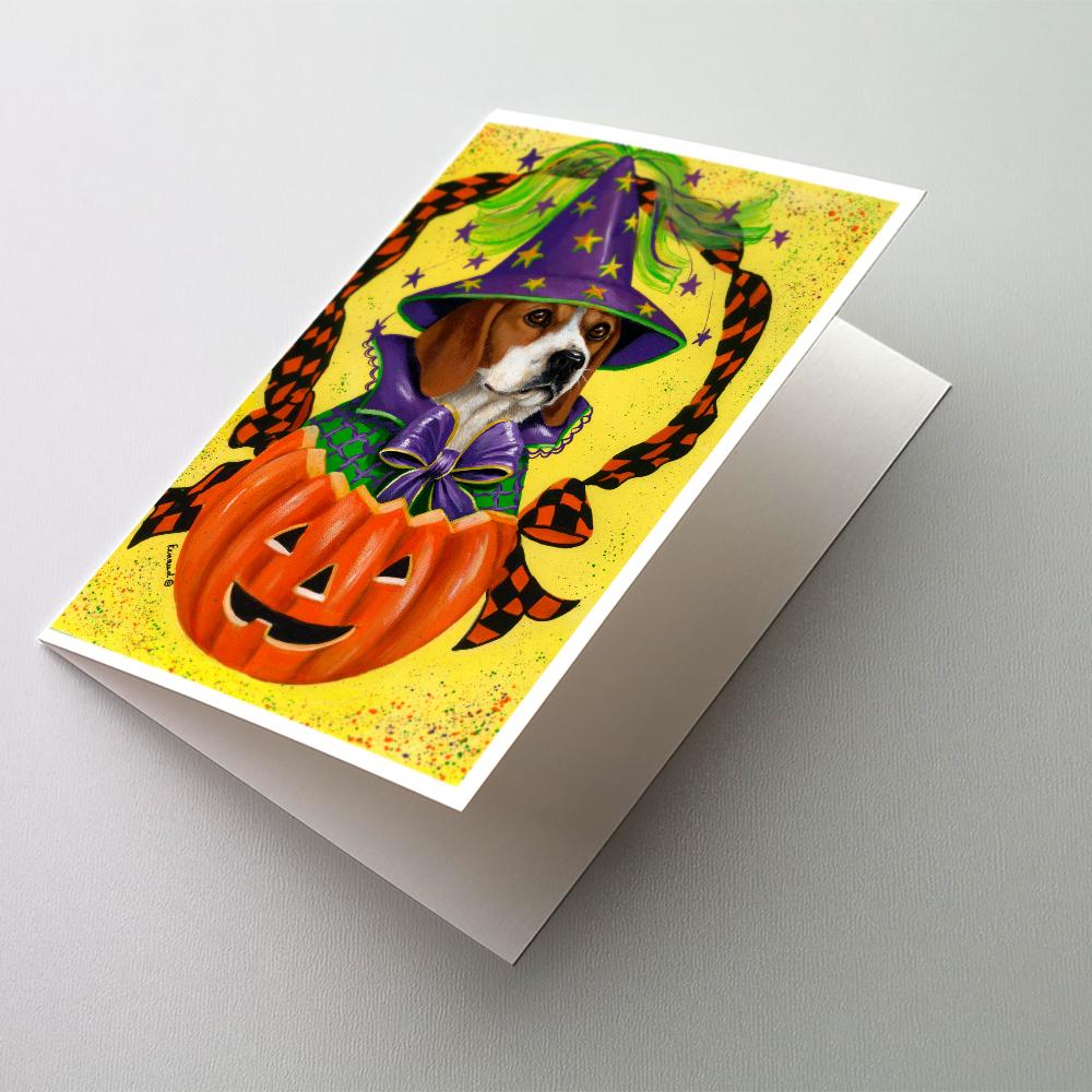 Beagle Halloweenie Greeting Cards Pack of 8 Blank Cards with Envelopes Whimsical A7 Size 5x7
